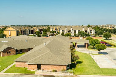 Dallas Fort Worth, Teksas, ABD 'de ikamet alanı ve evler.