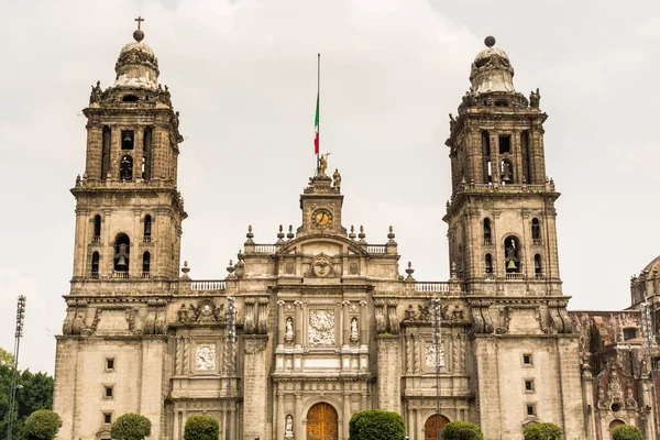 Catedrala Metropolitană Din Mexico City Cea Mai Veche Cea Mai — Fotografie, imagine de stoc