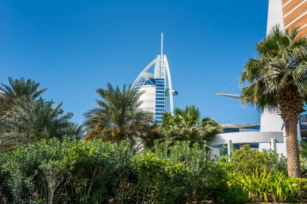 Hotel Burj Arab Jumeirah Najbardziej Luksusowy Hotel Świecie Dubaju Zjednoczone — Zdjęcie stockowe
