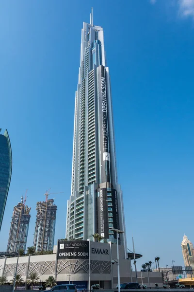Skyliner Dubai Nær Dubai Kjøpesenter Forente Arabiske Emirater – stockfoto
