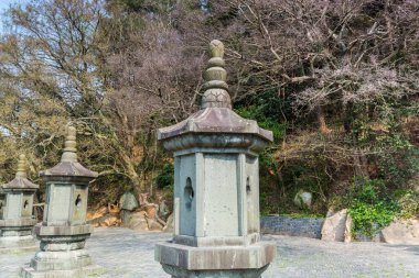 Putuoshan Parkı, Zhoushan Adaları 'nın ana kapısının Pagoda' sı, Bodhisattva Avalokitesvara 'nın (Guanyin)