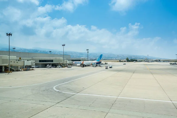 Vliegtuigen Internationale Luchthaven Beiroet Rafic Hariri Beiroet Libanon — Stockfoto