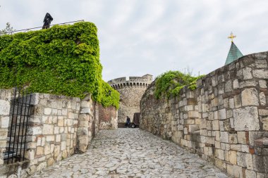 Sırbistan 'ın en popüler turizm beldesi Belgrad' daki Kalemegdan kalesi 