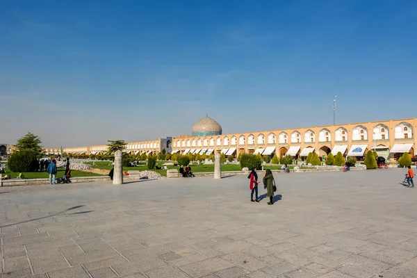 Leste Com Mesquita Sheikh Lotfollah Praça Naqsh Jahan Importante Local — Fotografia de Stock