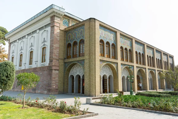 Edificios Históricos Abyaz Palace Ethonological Musuem Complejo Del Palacio Golestán — Foto de Stock