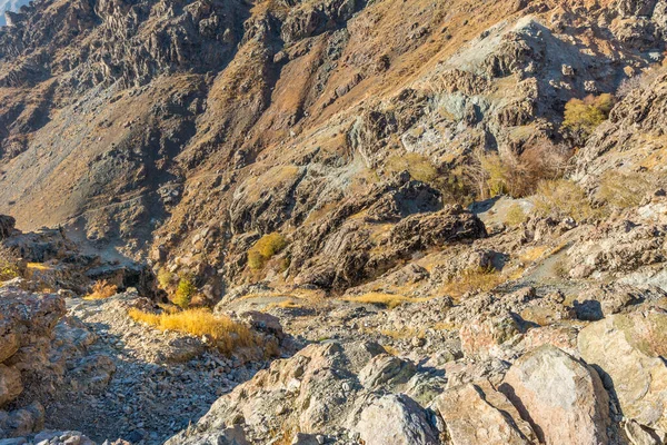 Montaña Estéril Valle Darband Otoño Por Mañana Montaña Tochal Una —  Fotos de Stock