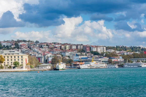 Paesaggio Urbano Corno Oro Con Edifici Antichi Moderni Istanbul Turchia — Foto Stock