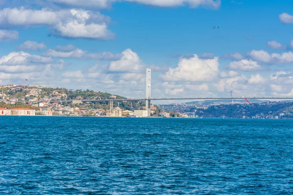 Most Bosphorus Neboli Mučednický Most Července Jeden Tří Visutých Mostů — Stock fotografie