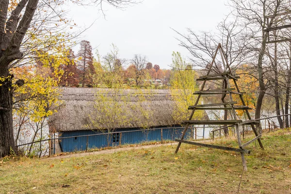 Αυθεντικά Αγροτικά Σπίτια Από Όλη Ρουμανία Στο Εθνικό Μουσείο Χωριού — Φωτογραφία Αρχείου