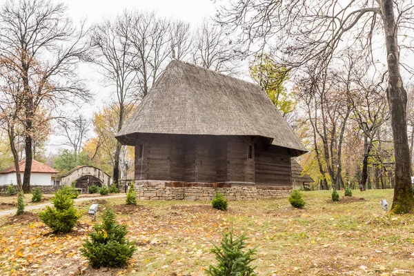 Autentické Selské Farmy Domy Celého Rumunska Dimitrie Gusti National Village — Stock fotografie