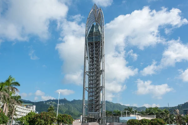 Budynek Wish Tower Parku Dameisha Beach Shenzhen Chiny — Zdjęcie stockowe