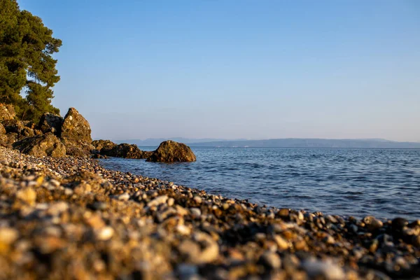 Yunanistan 'daki Rocky plajı