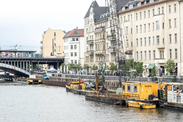 Riverside Berlin Şehrin Yeniden Inşası — Stok fotoğraf