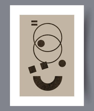 Bej kavramsal tasarımcı konsepti üzerinde üst üste binen daireler göz motifi görüş, odaklanma, katmanlı formlar, ince kareler öneriyor,