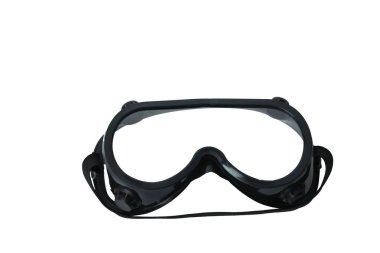 kayak gözlükleri beyaz arkaplanda izole edildi