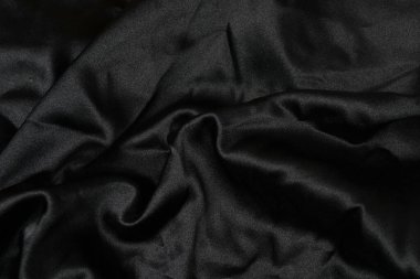 siyah saten kumaş dokusu arkaplanı