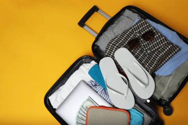 Bavul, valiz, yaz seyahati ve tatil için bavul