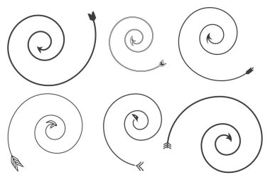 Web sitesi ve sosyal medya arkaplanı için ok şekilleri dizayn edildi 