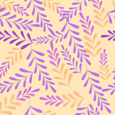 Sosyal medya şablonu için çiçekler, yapraklar ve yaprak desen tasarımı 