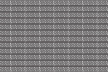 Yunan anahtar desen tasarımı ve geometrik şekiller 