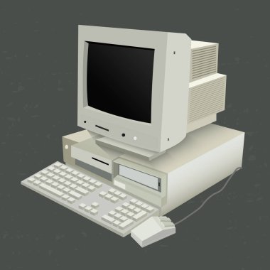 Sosyal medya şablonu gönderimi için 90 'ın aygıt illüstrasyonu