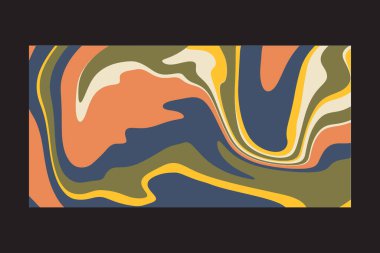 Dalgalar arkaplan tasarımı çizim sanatı