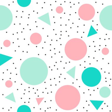  Kutu paketleme ve sosyal medya şablonu için Memphis desen tasarımı