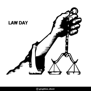 Dünya hukuku günü sosyal medya şablon tasarımı 