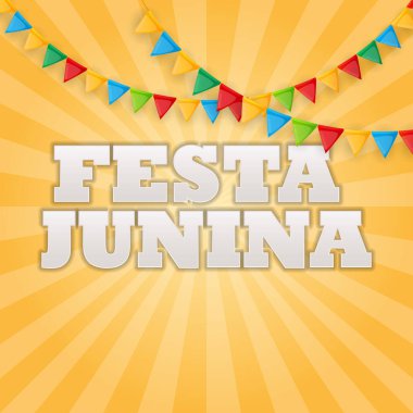 Instagram Gönderi Kaynağı için festas juninas Social Media Şablonu