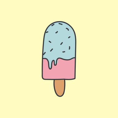 Sosyal medya için yaz simgesi tasarımı 