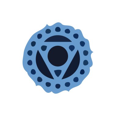 Sosyal medya için mandala şekil tasarımı 