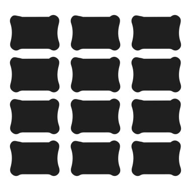 Fotoğraf çerçevesi için soyut geometrik şekiller