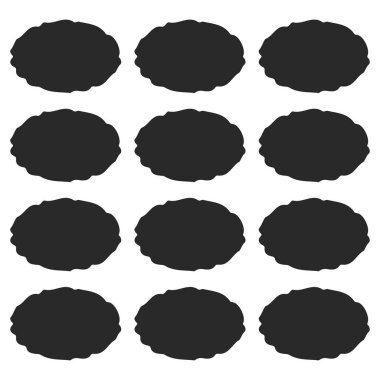 Fotoğraf çerçevesi için soyut geometrik şekiller