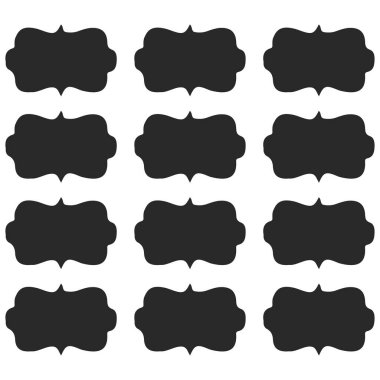 Fotoğraf çerçevesi için soyut geometrik şekiller