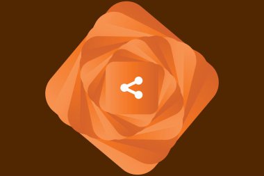 Şablon tasarımı için sosyal ortam simgesi arkaplanı