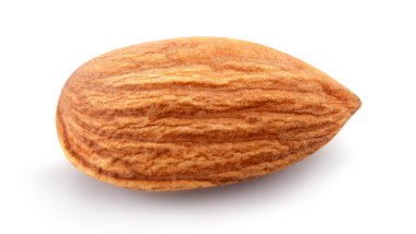 bir beyaz kırpma yoluyla izole badem