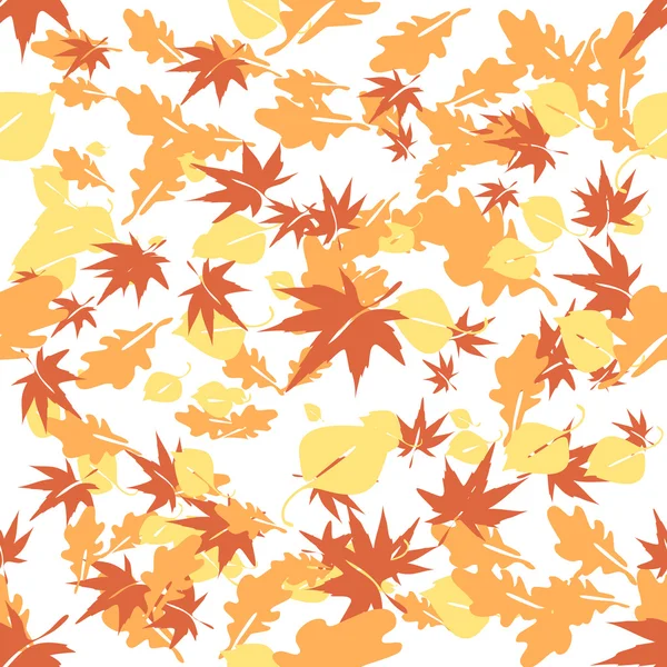 Векторная иллюстрация осенних листьев — стоковый вектор