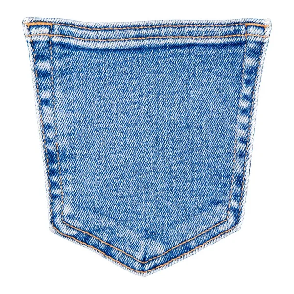İzole bir arka planda kot pantolonlardan besleyiciler.
