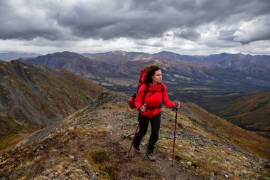 Sahne Rocky Yürüyüş Yolu 'nda Kadın Sırt Çantası