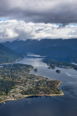 Vancouver City 'nin Hava Görüntüsü