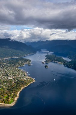Vancouver City 'nin Hava Görüntüsü