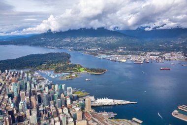 Vancouver City 'nin Hava Görüntüsü