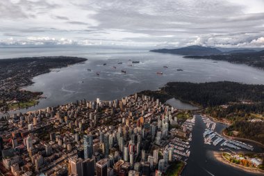 Vancouver City 'nin Hava Görüntüsü