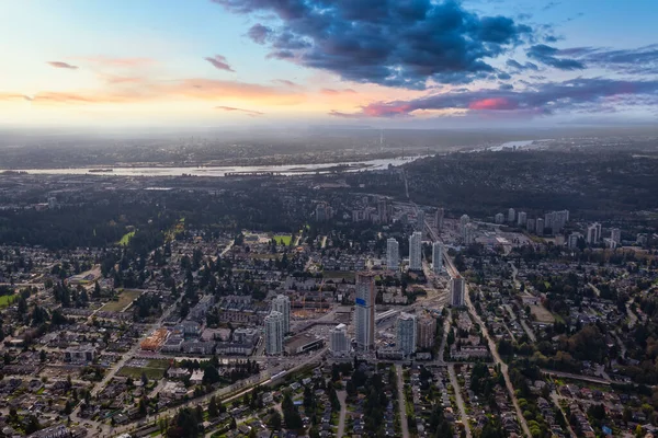 Luftaufnahme von Vancouver City — Stockfoto