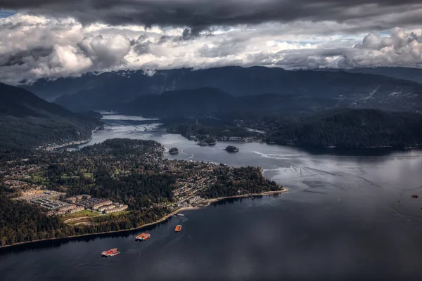 Vista aérea da cidade de Vancouver — Fotografia de Stock