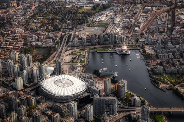 Aerial View of Vancouver City