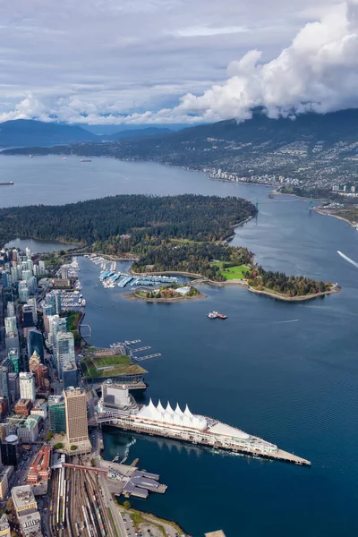 Veduta aerea di Vancouver City — Foto Stock