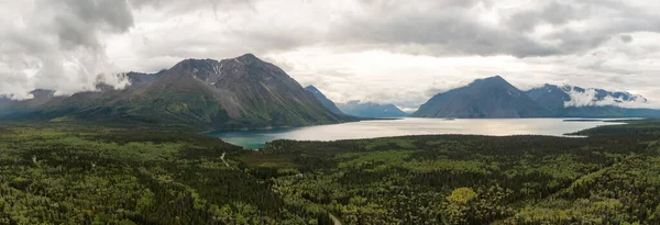 Vue Aérienne Du Paysage Canadien De La Nature — Photo