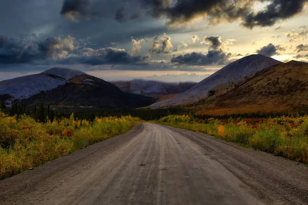 Krásná příroda v Yukonu, Kanada — Stock fotografie