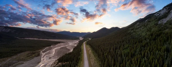 Vista aérea canadense da natureza — Fotografia de Stock